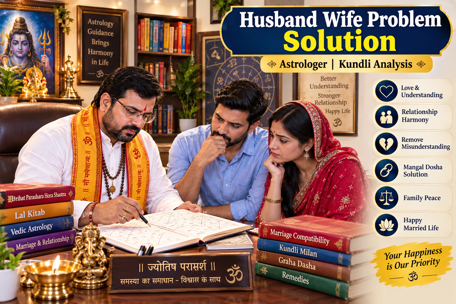 Husband Wife Problem Solution Astrologer