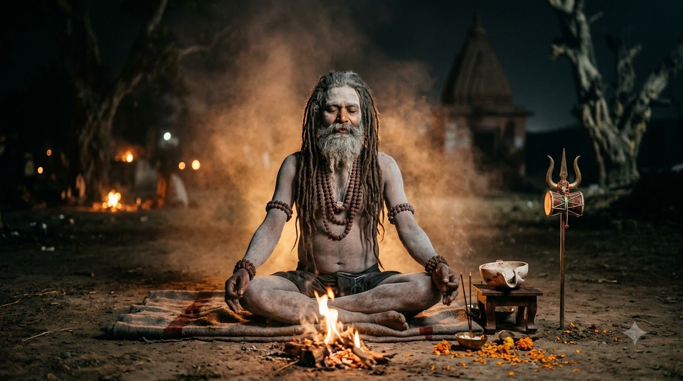 Shamshan Sadhana Aghori Baba